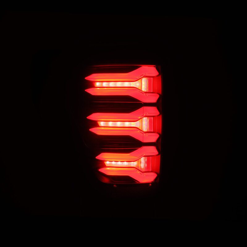 AlphaRex 21-22 Ford F-150 LUXX LED Tailights Black/Red 653030 *Discontinued