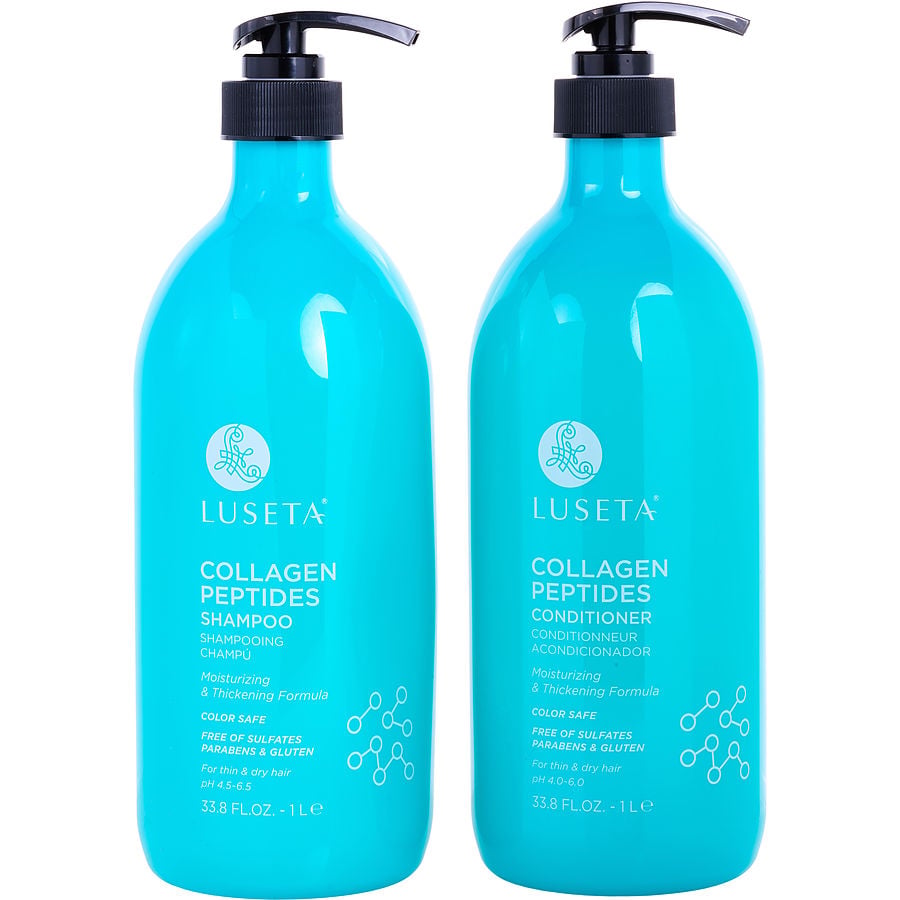 Collagen Peptides Shampoo And Conditioner Set 33.8 Oz
