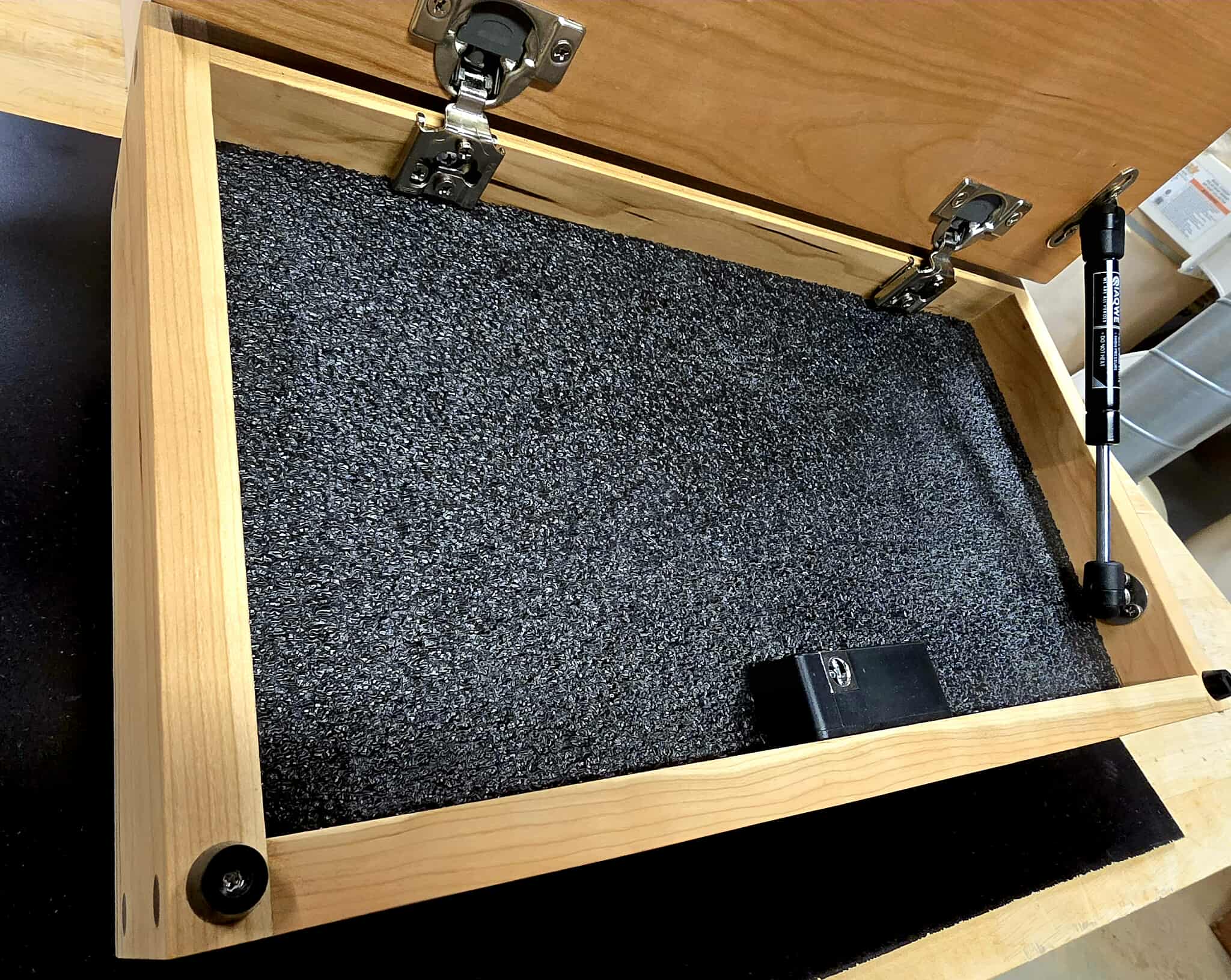 Small Handcrafted Cherry Hardwood Concealment Box – Made by U.S. Veterans