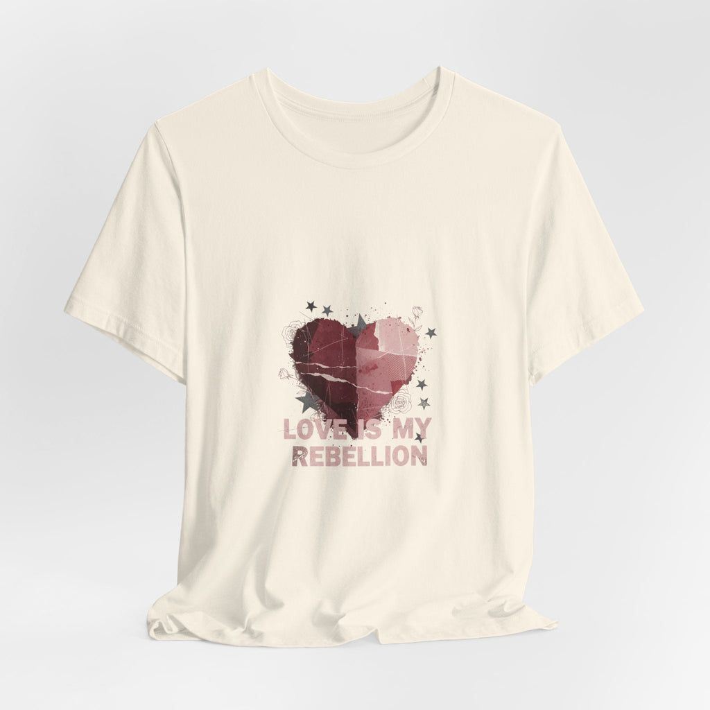 Love Is My Rebellion Tee | grunge heart shirt, distressed love tee
