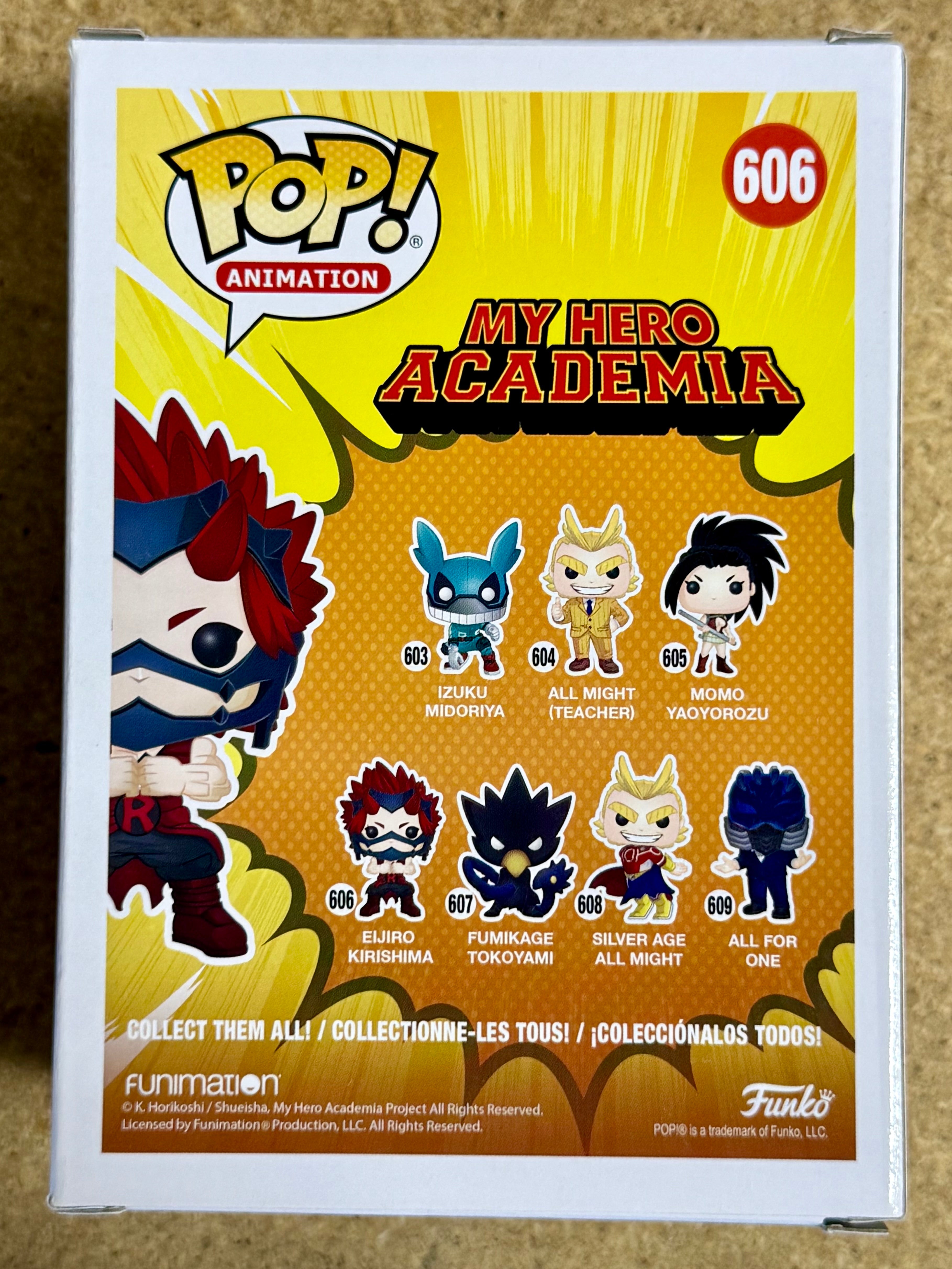 Funko Pop! Animation Eijiro Unbreakable #1009 My Hero Academia 2021