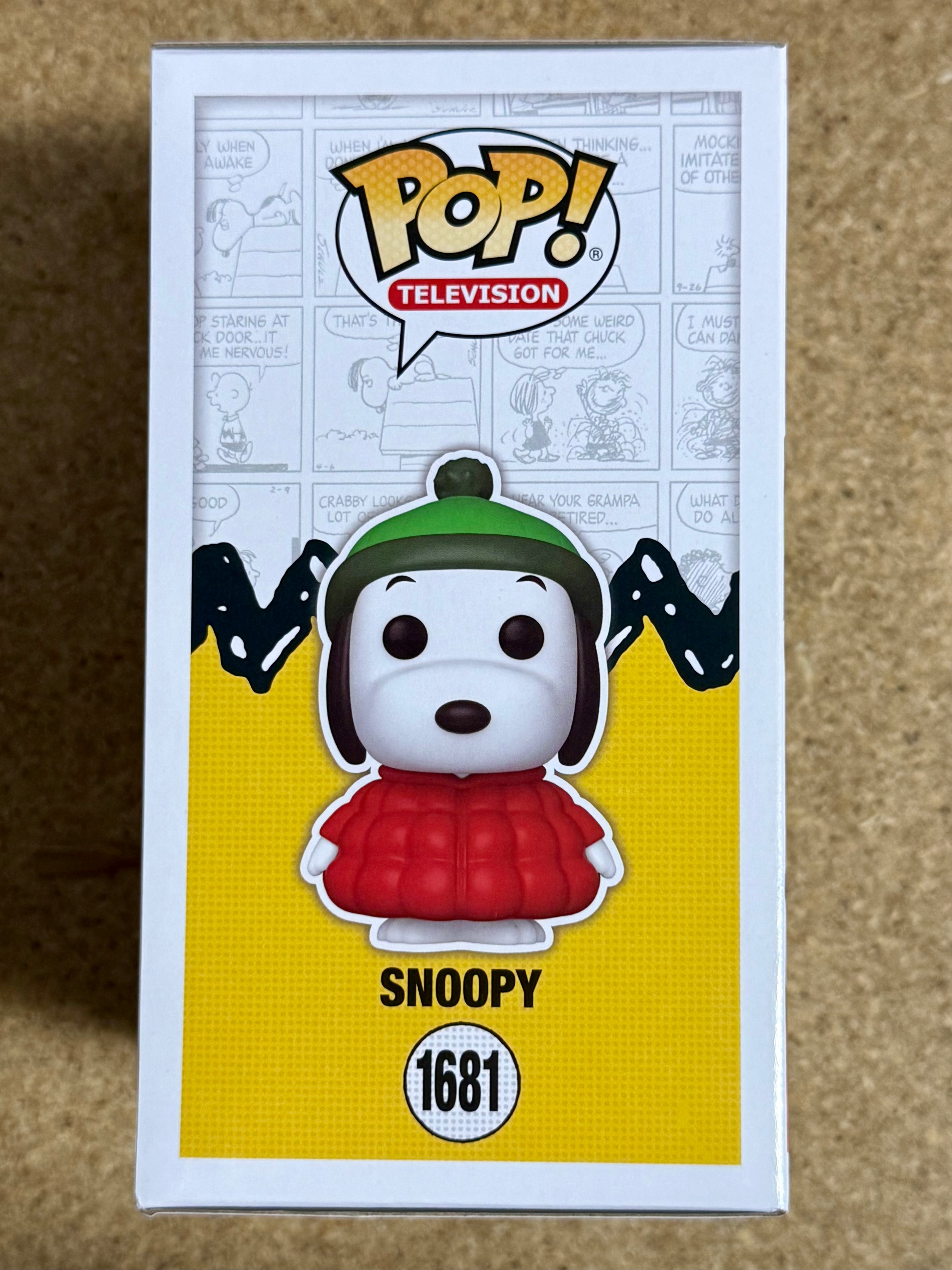 Funko Pop! Television Snoopy With Red Jacket #1681 Peanuts 2024 Charlie Brown