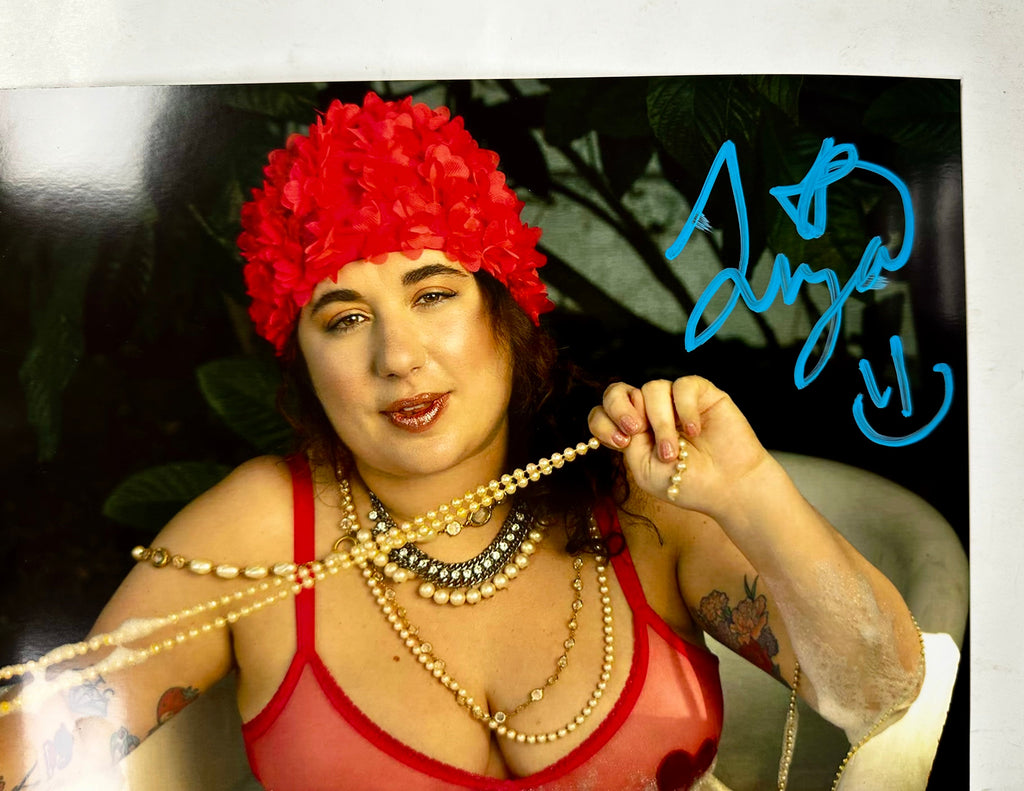 Comedian Liza Treyger Signed Law & Order SVU Podcast 8x10 Photo With JSA COA