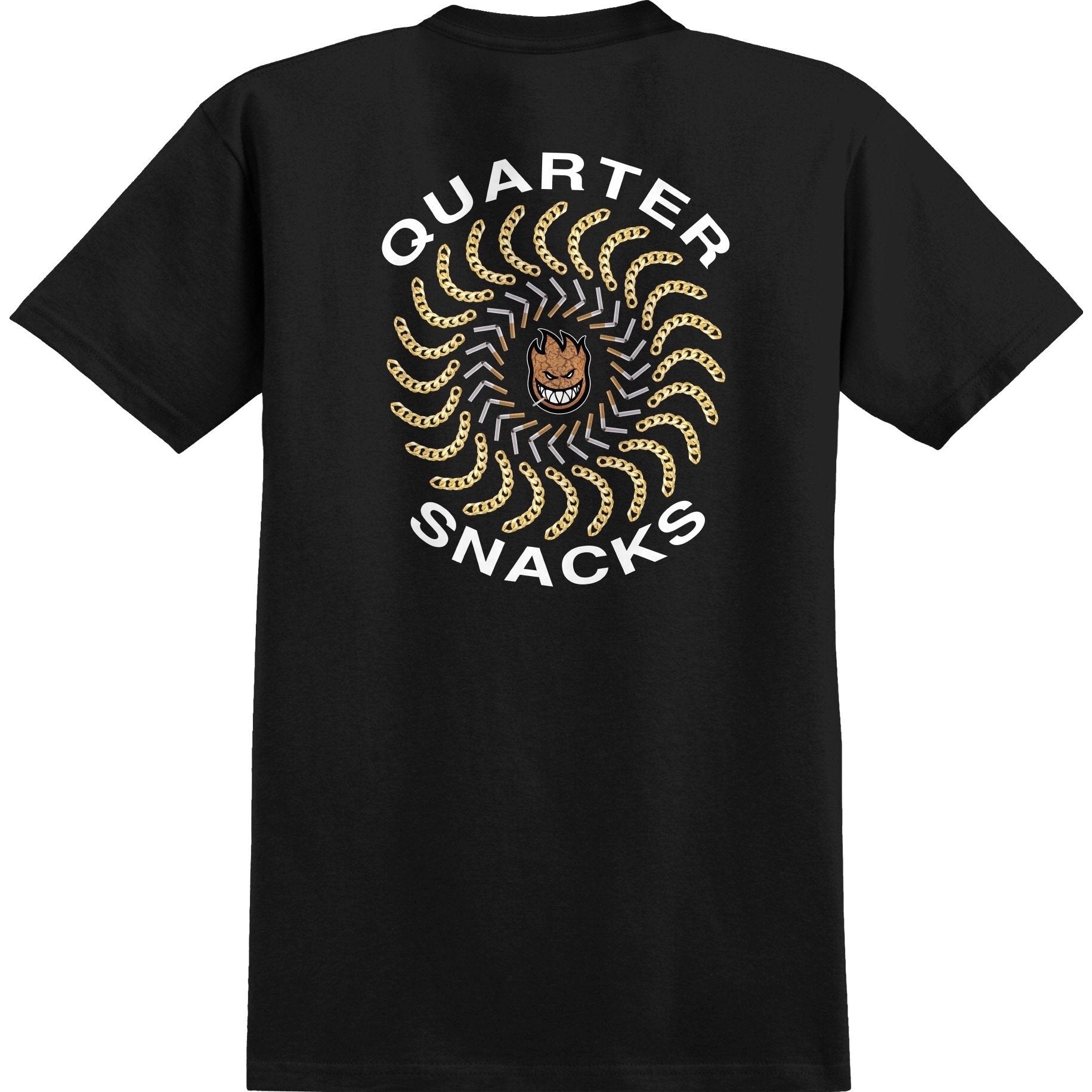Spitfire X QS Quarter Classic Tee - Black/White