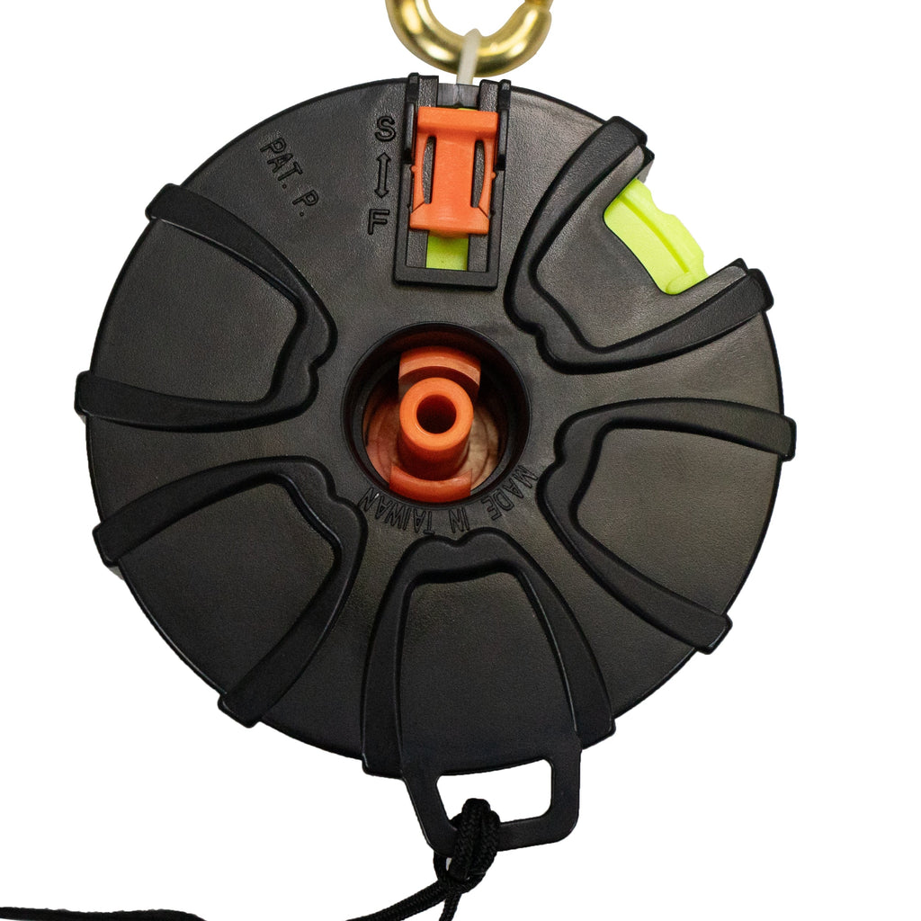 Scuba Dive 100FT Finger Reel Spool w/ Spin/Lock Latch, and Lanyard