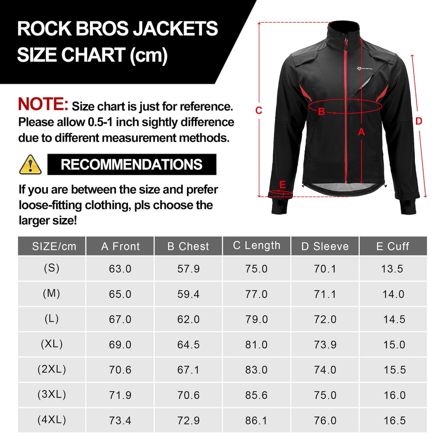 Winter Cycling Jacket Fleece Thermal Warm Windproof Water-Resistant