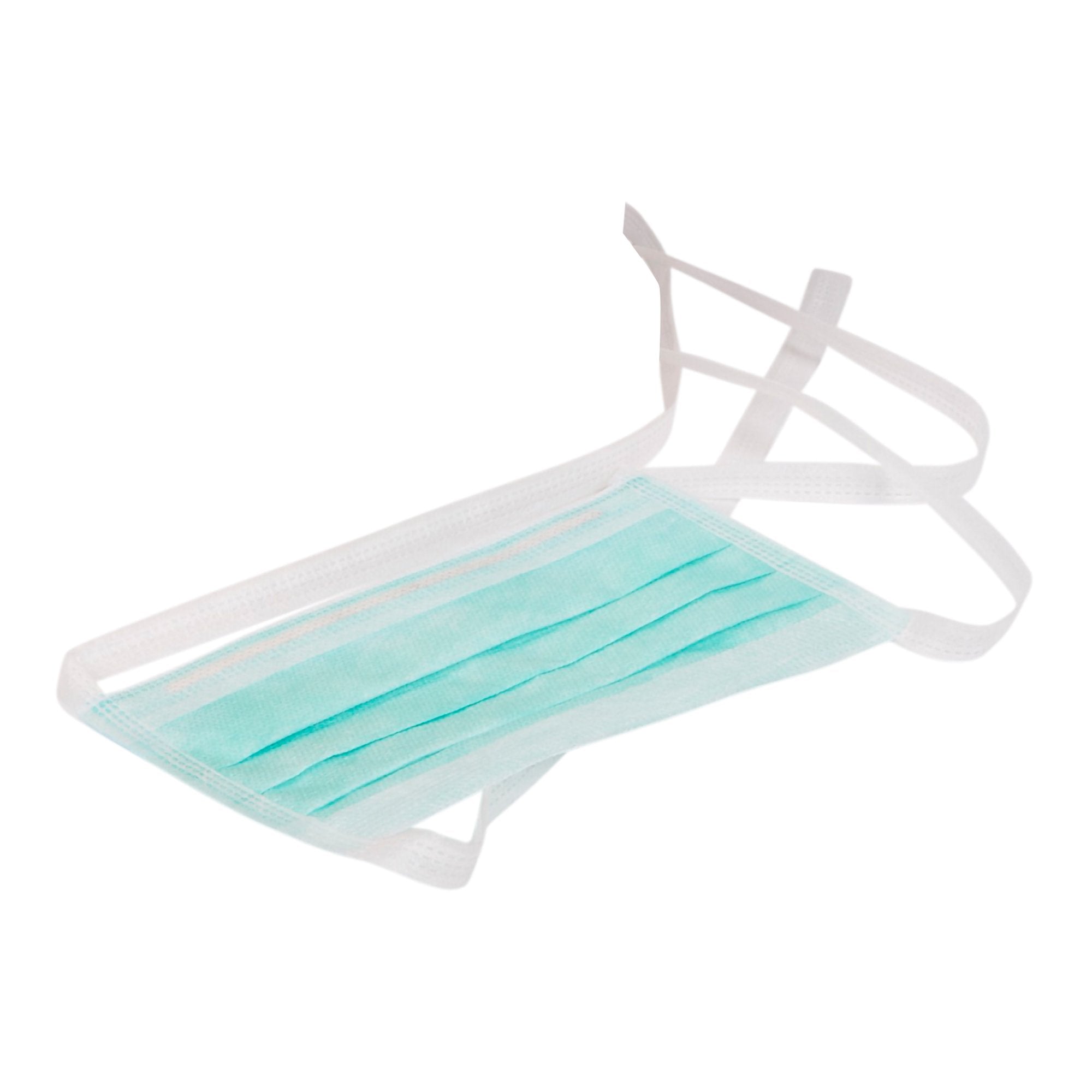 McKesson Classic Style Anti-Fog Surgical Mask, Green 91-1400