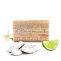 Australian Botanical Soap - Coconut Bar Soap, 6.6 oz (Single Bar) - Natural Moisturizing Soap
