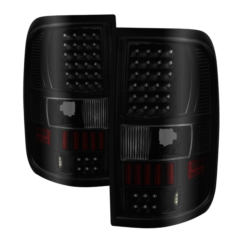 SPYDER Xtune Ford F150 Styleside 04-08 LED Tail Lights Black Smoke ALT-ON-FF15004-LED-BSM 5081162
