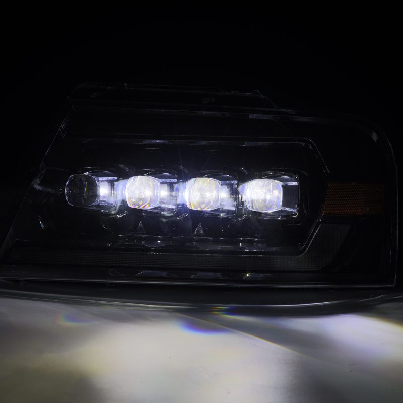 AlphaRex 04-08 Ford F-150 (No 2004 Heritage) NOVA-Series LED Proj HL Chrome w/Actv Light / Seq. Sig 880130 *Discontinued