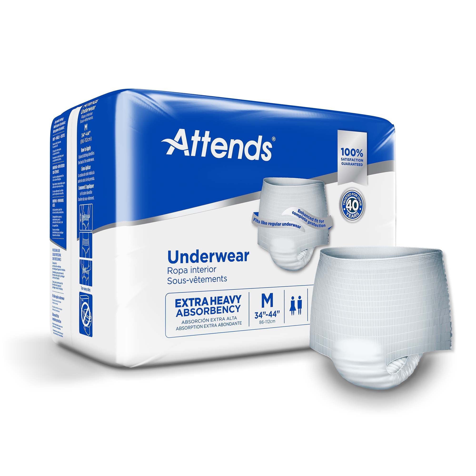 Attends® Care Moderate Absorbent Underwear, Regular APV20