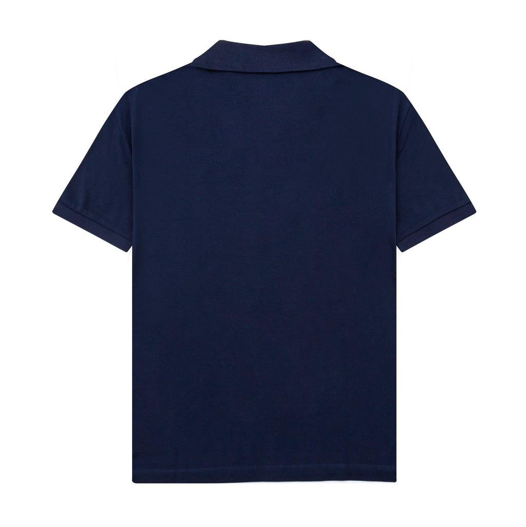Burberry Blue T-Shirt With Collar