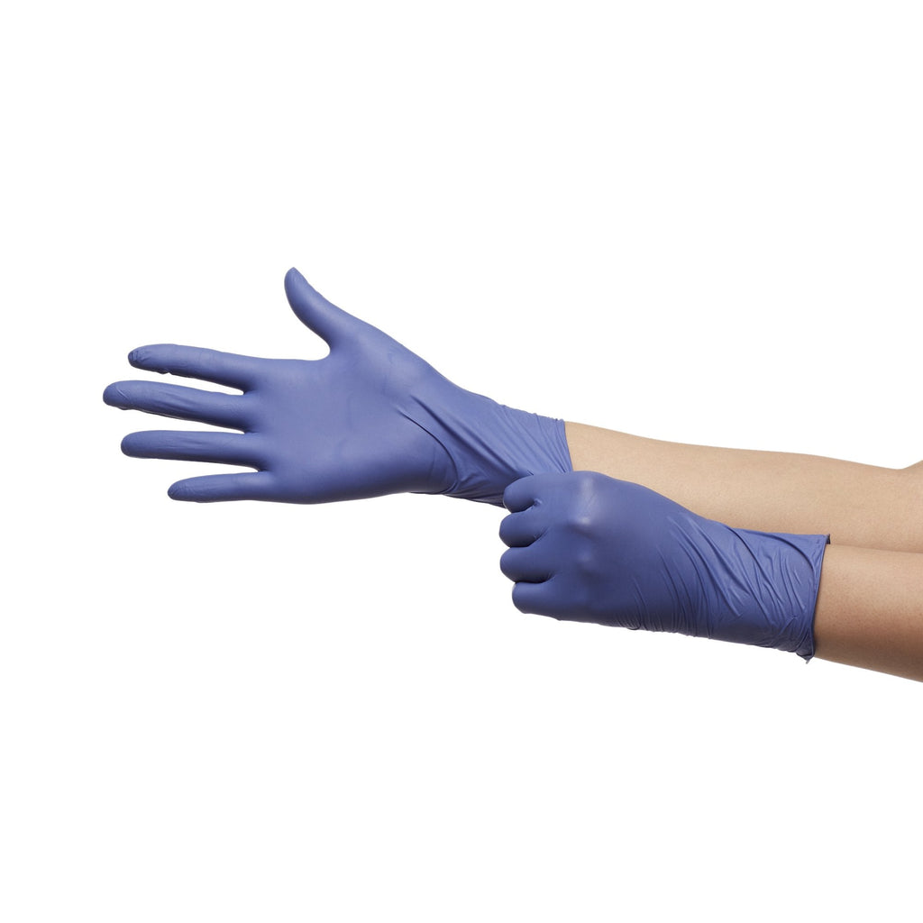 McKesson Confiderm® LDC Exam Glove, Extra Large, Blue 14-6N48C