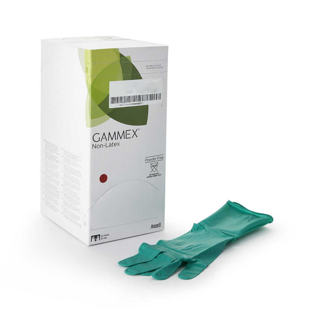 Gammex® Non-Latex Polyisoprene Surgical Glove, Size 6, Green 8512