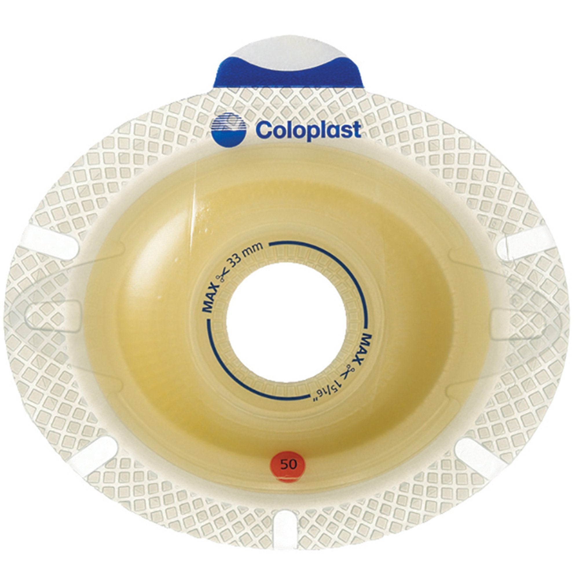 SenSura® Click Xpro Convex Light Ostomy Barrier, Trim to Fit 15 – 33 mm, Red 11025
