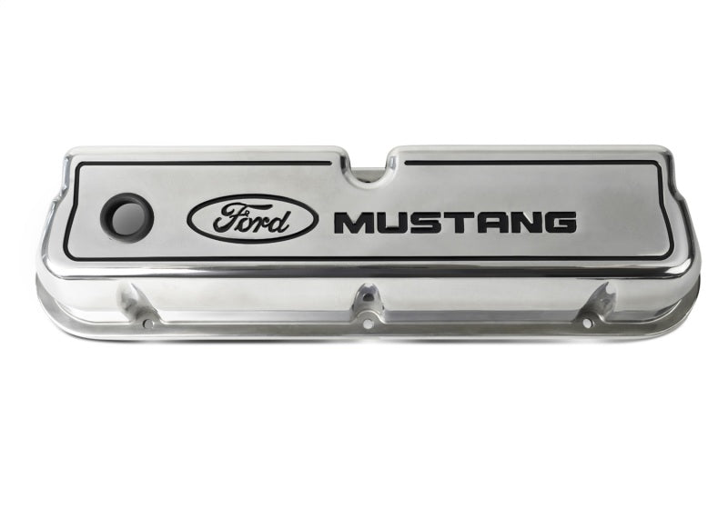 Ford Die Cast Alm Valve Cover Set w/Mustang Logo FRD302-030