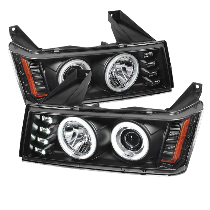SPYDER Chevy Colorado 04-12 Projector Headlights Halogen- CCFL Halo Blk PRO-YD-CCO04-CCFL-BK 5074126