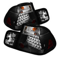SPYDER BMW E46 3-Series 02-05 4Dr Tail Lights Blk ALT-YD-BE4602-4D-LED-BK 5015044
