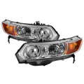 SPYDER xTune Honda Civic 06-11 2dr Coupe OEM Style Headlights - Chrome HD-JH-HC06-2DR-AM-C 9037351