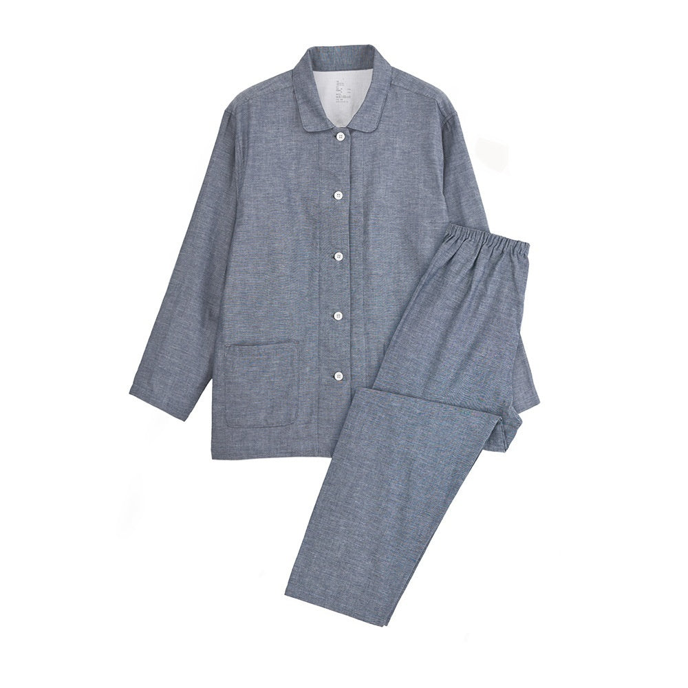 Double-layer Yarn Pajamas Without Printing