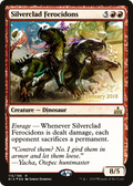 Silverclad Ferocidons (PRE-115S) - Rivals of Ixalan Promos Foil