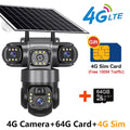 Dabfavshop 360 Degree Dome Camera with Solar Power