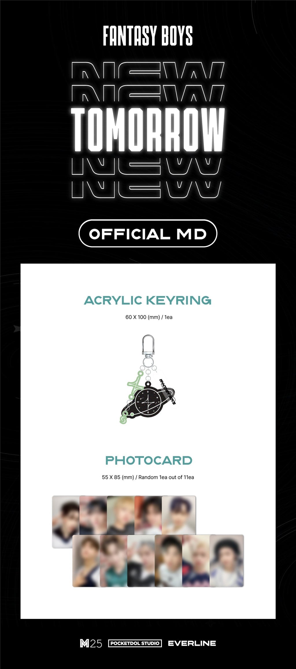 Fantasy Boys 1st Mini Album Official MD - New Tomorrow
