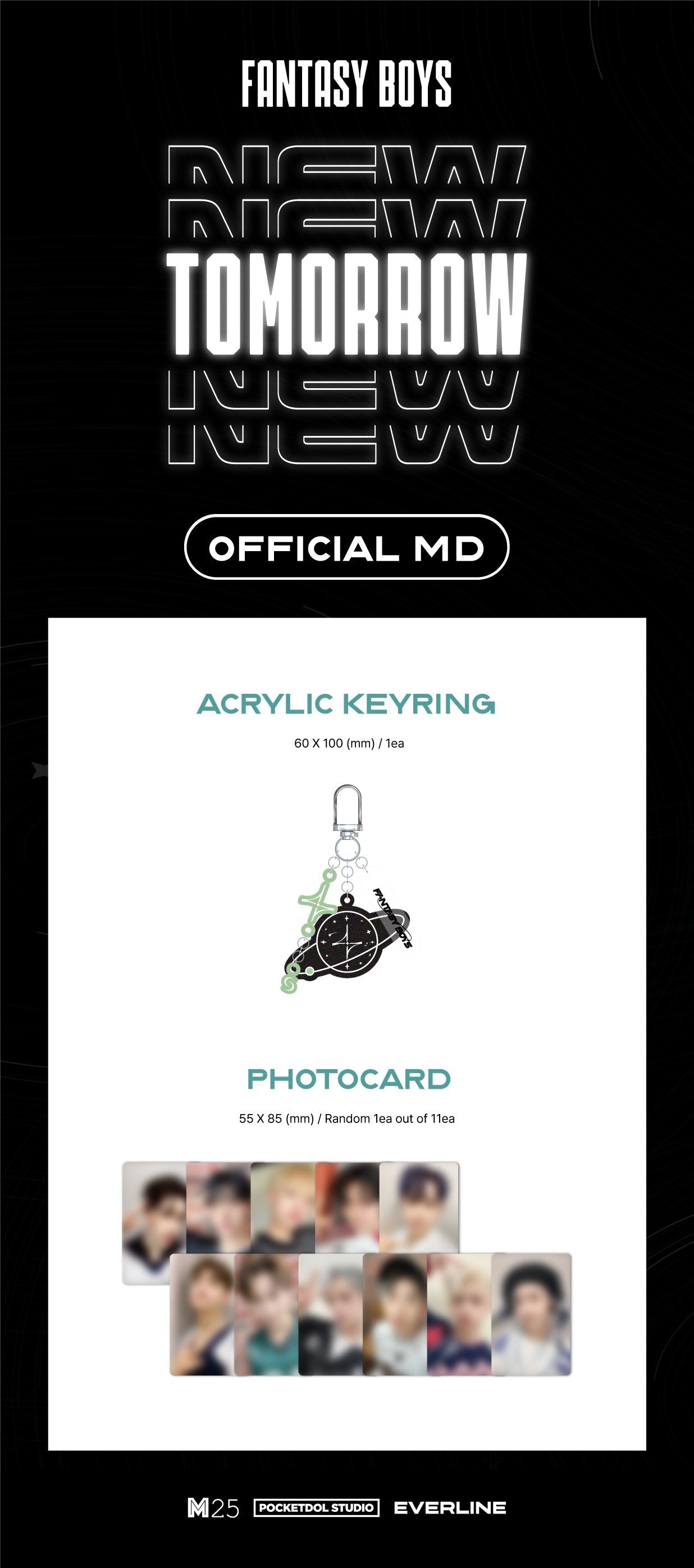 Fantasy Boys 1st Mini Album Official MD - New Tomorrow