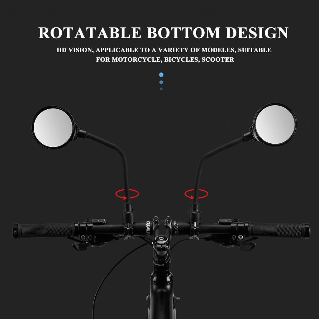 ROCKBROS Bike Mirror Handlebar Mount Safe Rear View Mirror