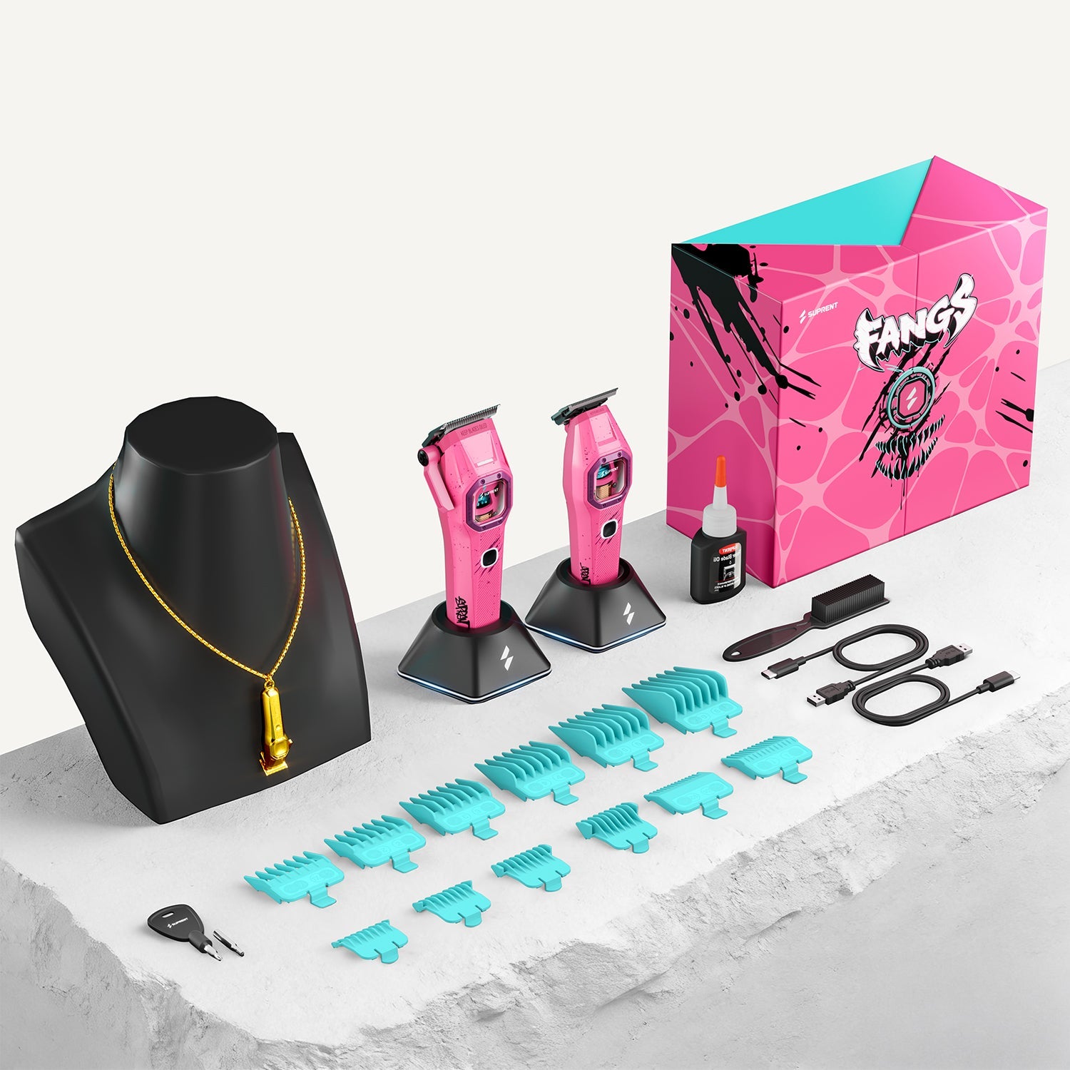 SUPRENT FANGS Vice Edition Clipper Trimmer Combo HC976PX