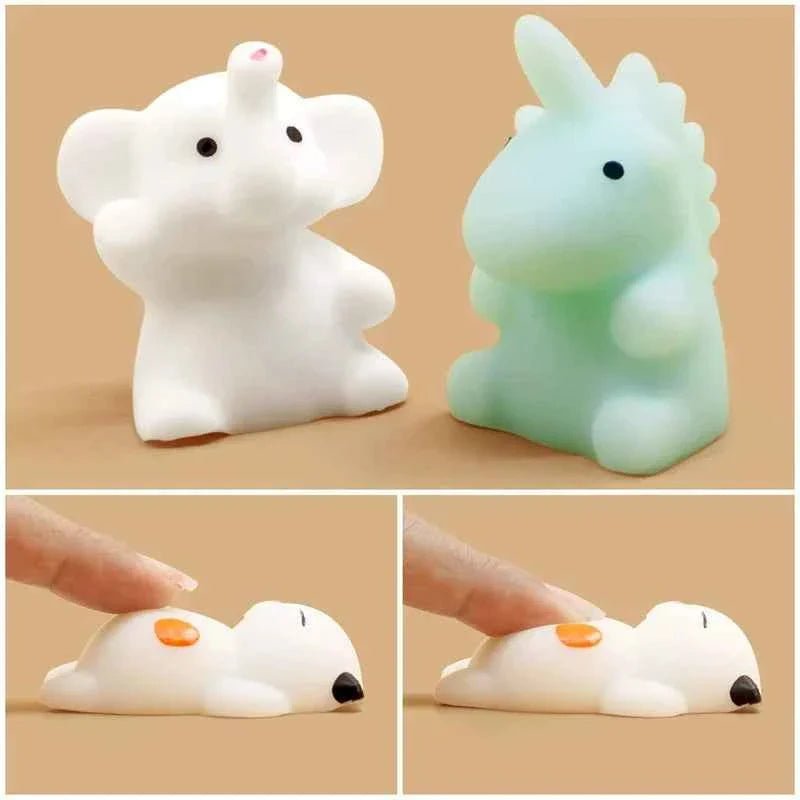 50 - 5PCS Mochi Squishies Kawaii Anima Squishy Toys For Kids Antistress Ball Squeeze Party Favors Stress Relief Toys For Birthday - PhishStones Products