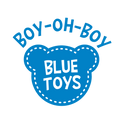 Boy-oh-Boy Blue Dog & Puppy Toys: Choose Squeak or No Squeak / All Sizes