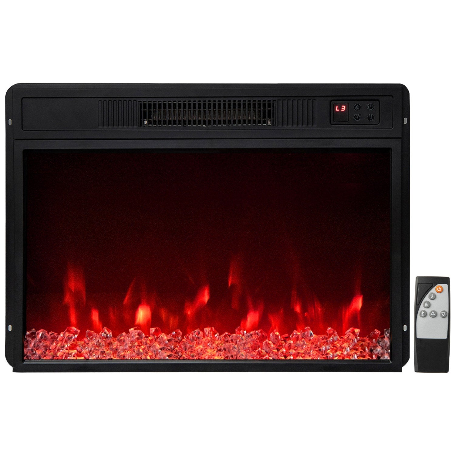 Electric Fireplace Insert 23-Inch with Remote Control - 5000 BTU