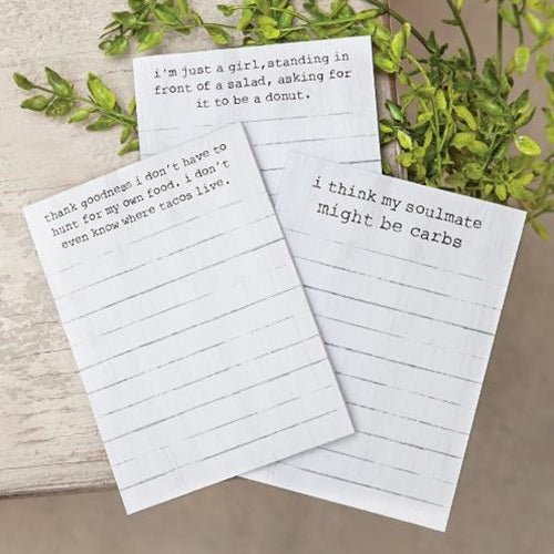 Donut Mini Notepad (Pack of 4)
