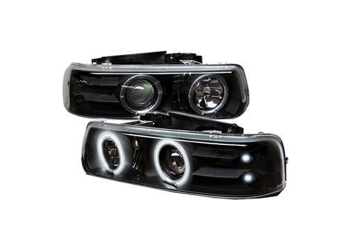 Spyder Auto Chevy Suburban 00-06 CCFL LED Projector Headlights Black