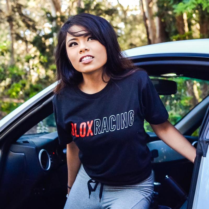 BLOX Racing Block Letters Tee For Unisex - Large BXAP-00207-L