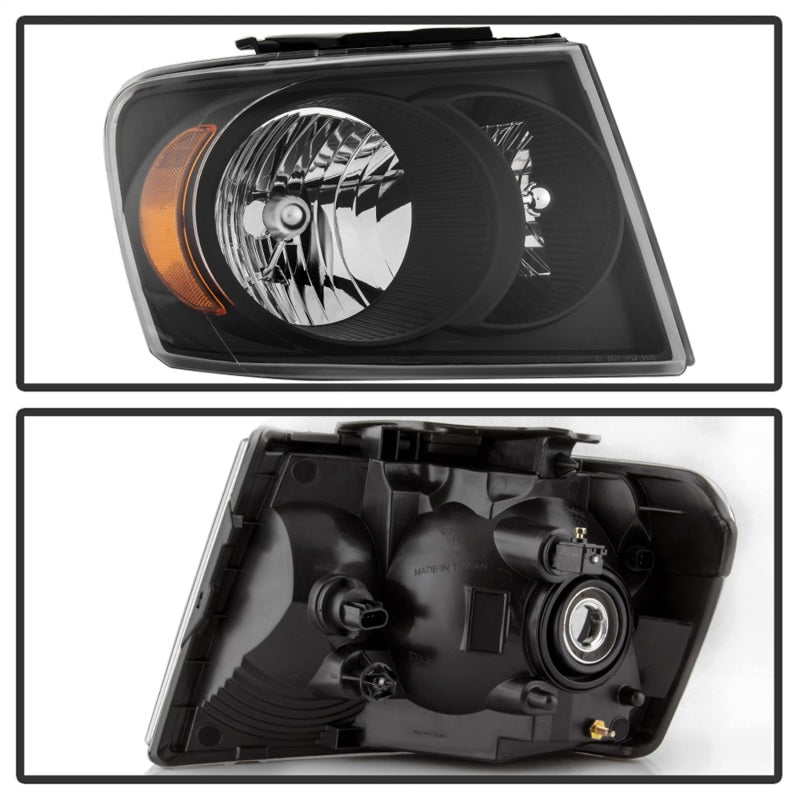 SPYDER xTune 07-09 Dodge Durango OEM Style Headlights - Black (HD-JH-DDU07-AM-BK) 9042577