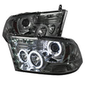 SPYDER Dodge Ram 1500 09-14 Projector Headlights Halogen- CCFL Halo LED - Smke PRO-YD-DR09-CCFL-SM 5041975