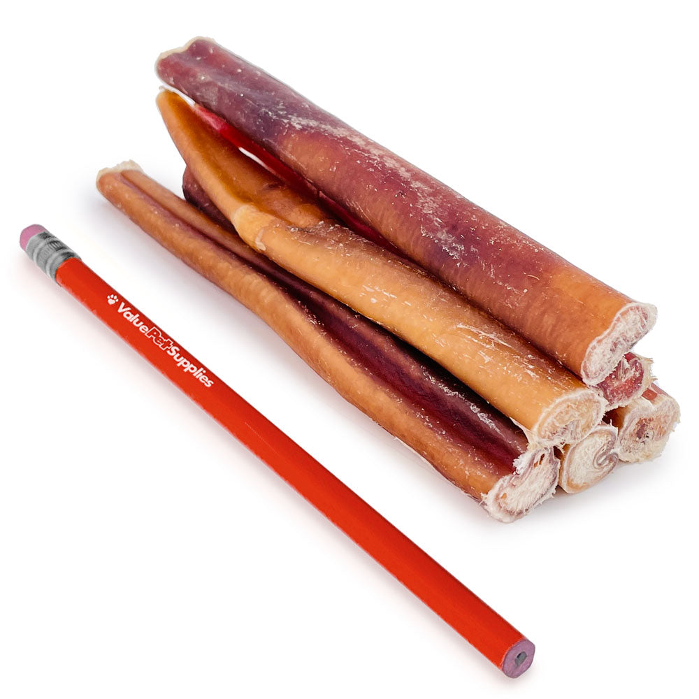 ValueBull USA Bully Sticks for Dogs, Medium 6 Inch, 50 Count