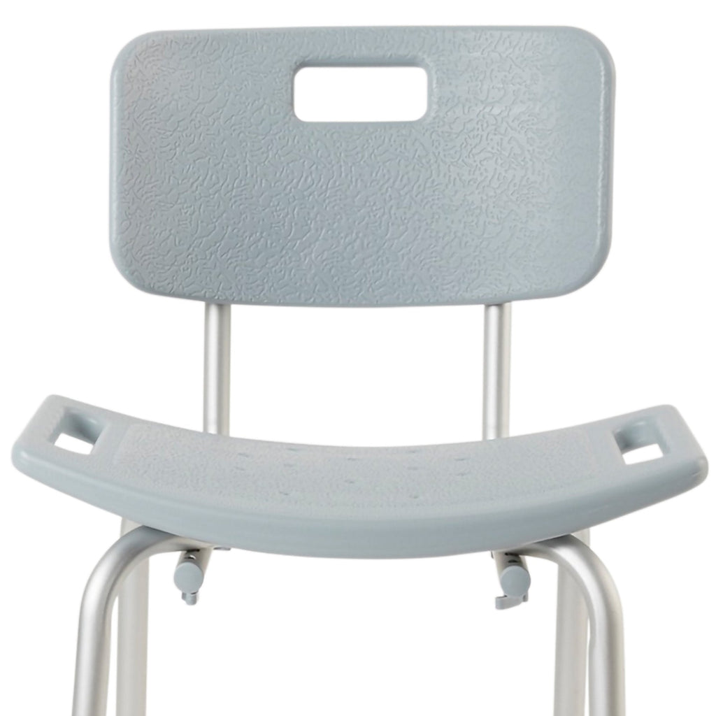 McKesson Aluminum Bath Bench, 15½ – 19½ Inch Height 146-RTL12202KDR