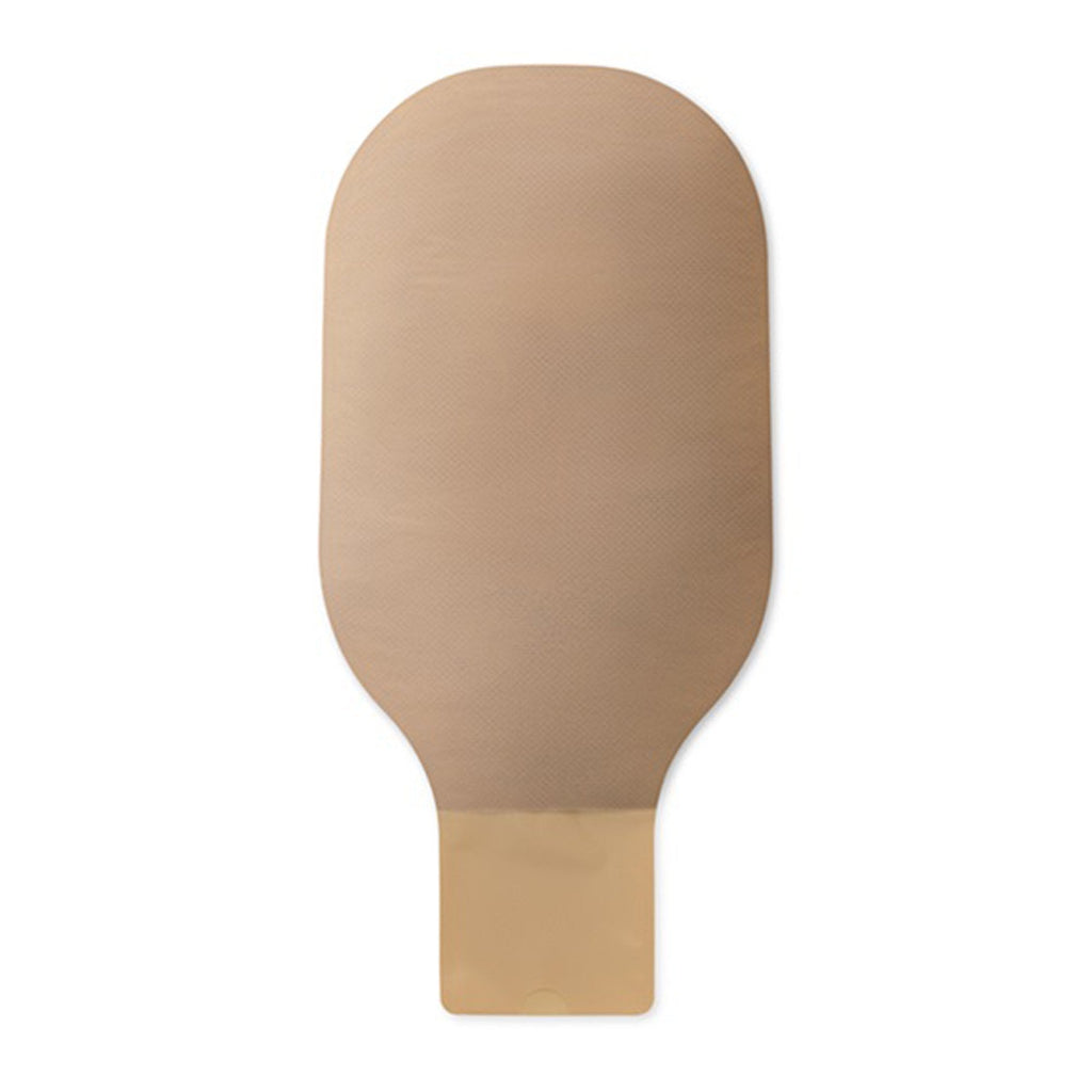 New Image™ 18143 2-Piece Beige Ostomy Pouch, Pre-cut to Fit 57 mm Stomas, Red 18143