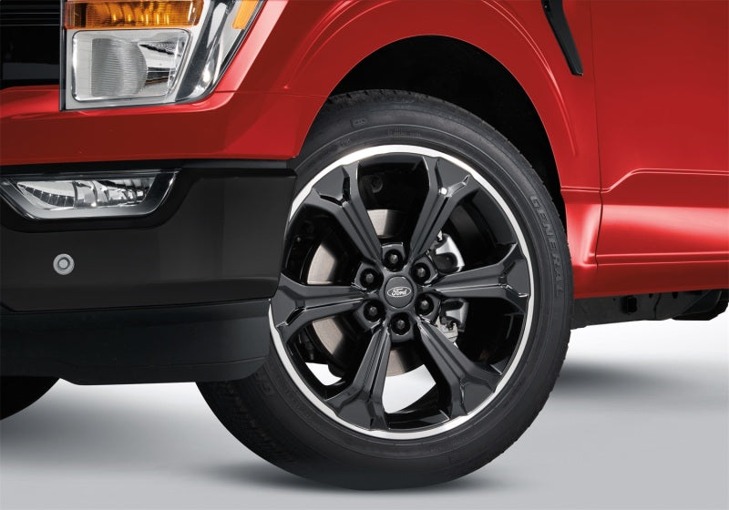 Ford Racing 15-23 F-150 22in Wheel Kit - Black w/Machined Face M-1007K-S2295B