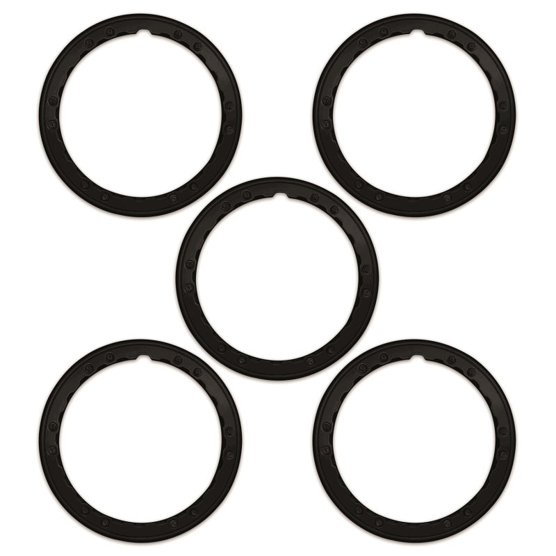 Ford Racing 21-22 Bronco Bead Lock Trim Ring Kit - Black M-1021K-BLB