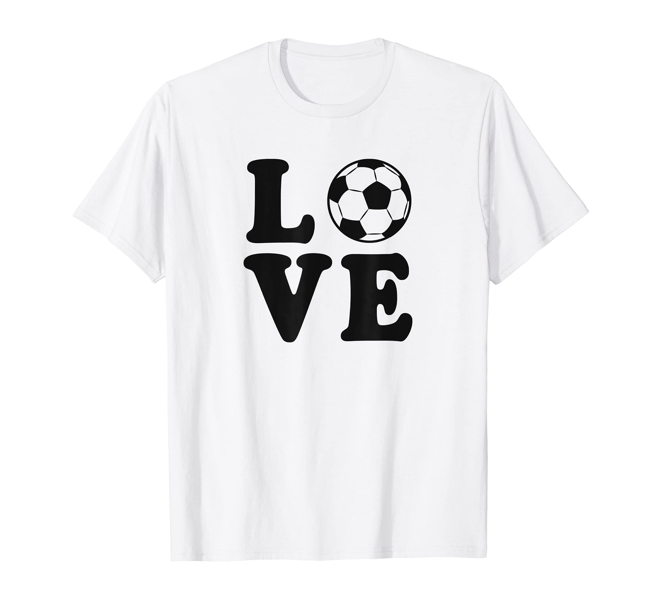 Love Soccer Ball Trendy Girly Unique T-Shirt - Trendy Graphic Unisex