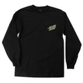 Santa Cruz Portal Dot Long Sleeve Mens T-Shirt - Black