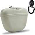 AUDWUD Silicone Dog Treat Pouch,Clip on Portable Training Container,Convenient Magnetic Buckle Closing and Waist Clip,No BPA