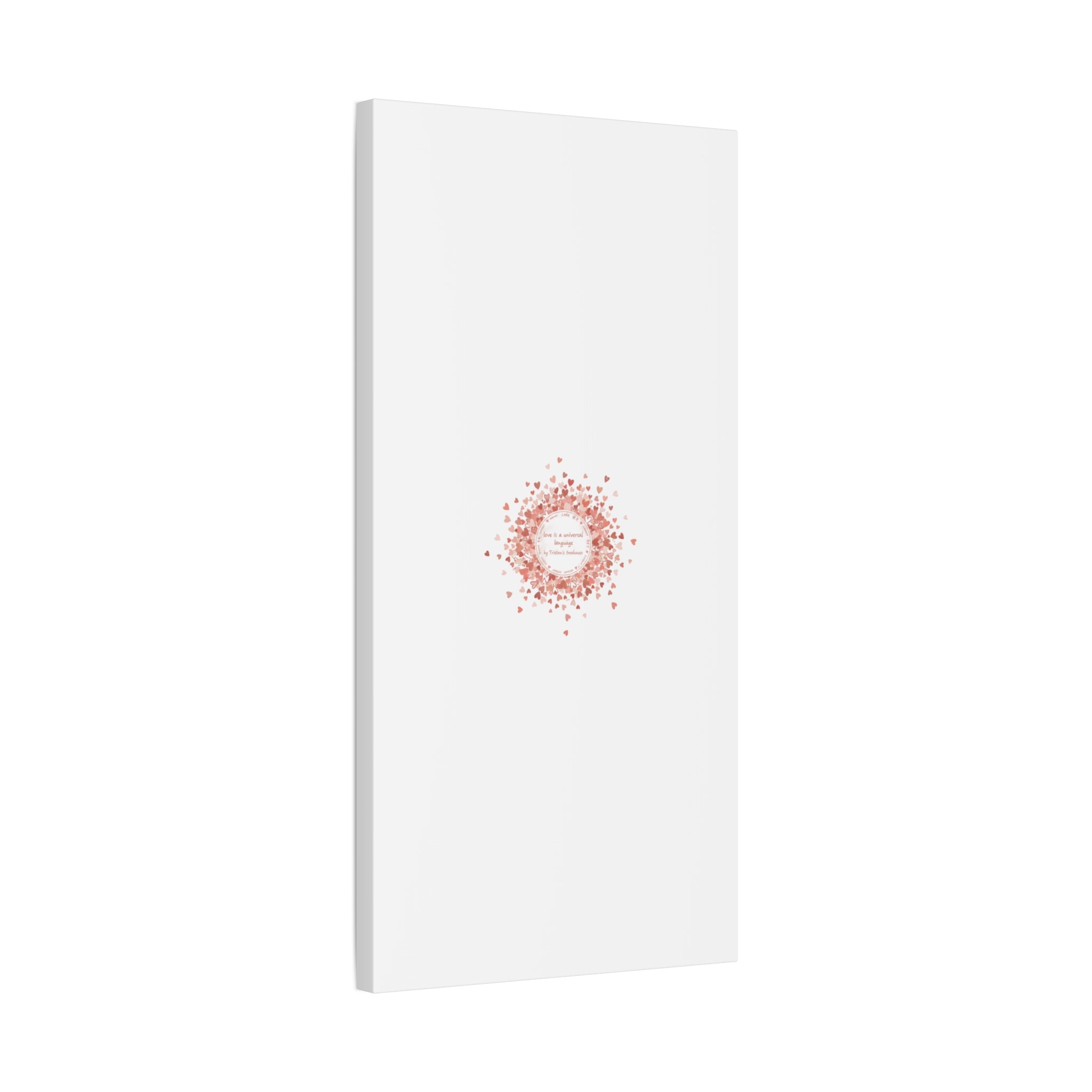 Tiny Heart Confetti Canvas | Matte Stretched Wall Art