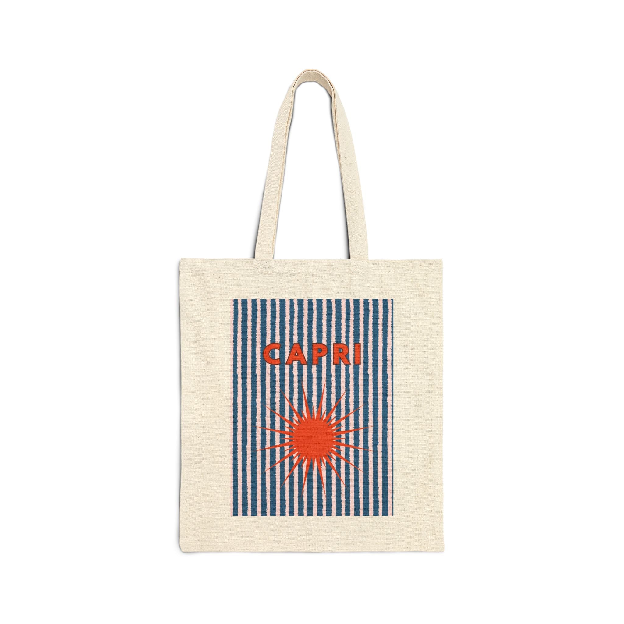 CAPRI Sunburst Cotton Canvas Tote Bag