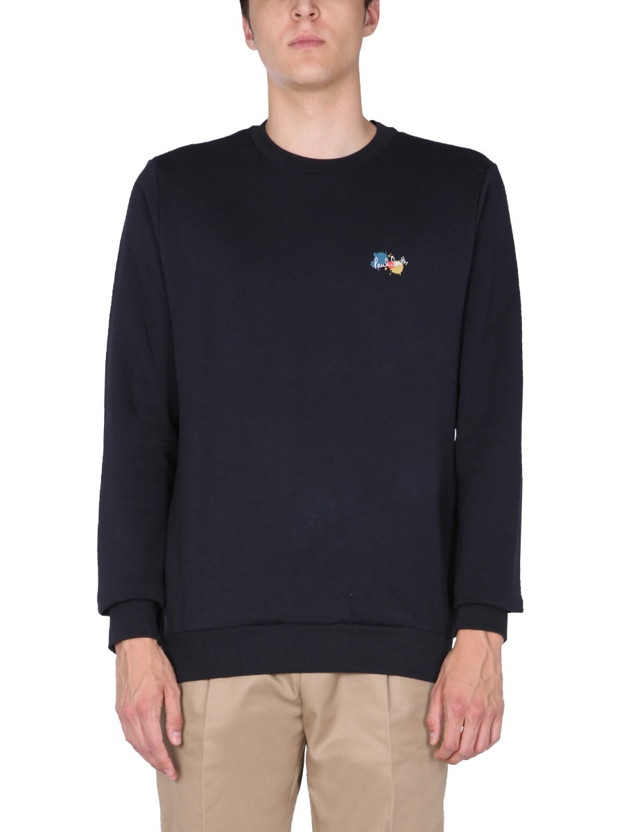 Paul Smith Men Splatter Print Sweatshirt