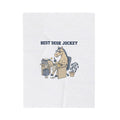 Best Desk Jockey Velveteen Blanket | Workhorse Office Humor, Collegiate Sketch